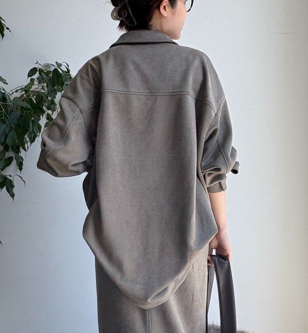  「スウェードダンボールシャツ」|シャツ・ブラウス|