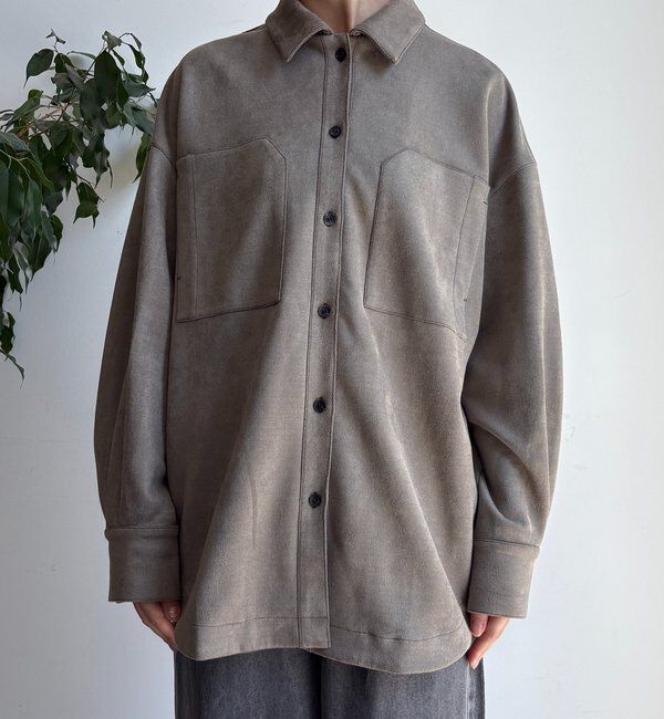  「スウェードダンボールシャツ」|シャツ・ブラウス|