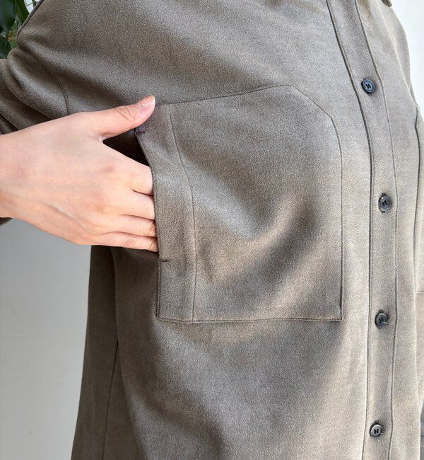  「スウェードダンボールシャツ」|シャツ・ブラウス|