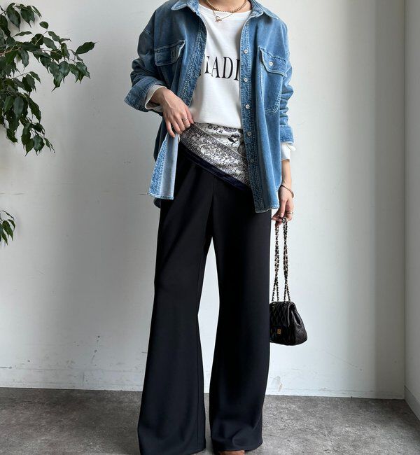  「前後ロゴポンチョプルオーバー」|Tシャツ・カットソー|