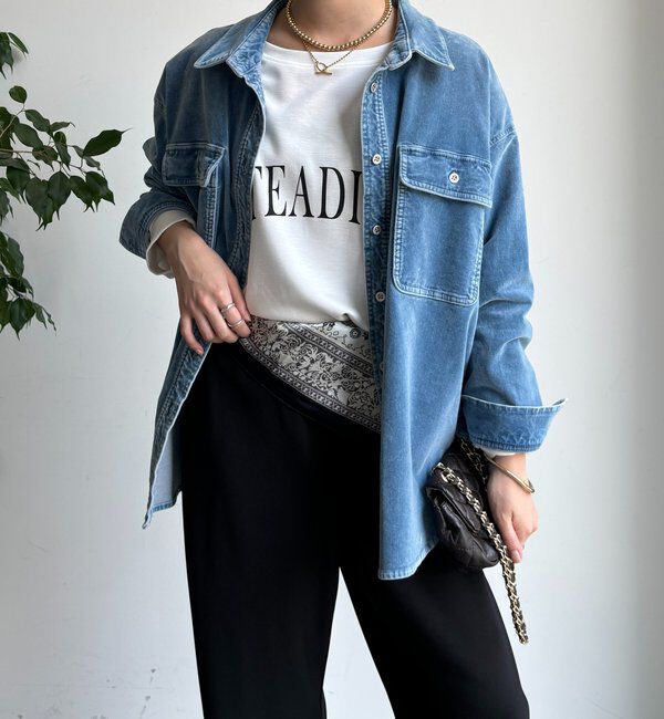  「前後ロゴポンチョプルオーバー」|Tシャツ・カットソー|