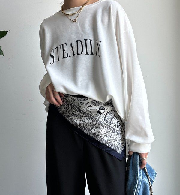  「前後ロゴポンチョプルオーバー」|Tシャツ・カットソー|