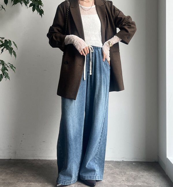  「レースロングスリーブトップス」|Tシャツ・カットソー|