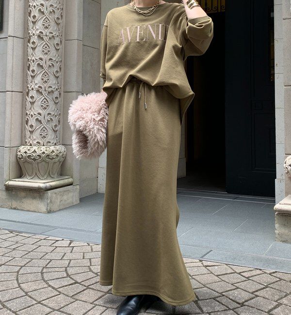  「セットアップドロストスカート」|スカート|