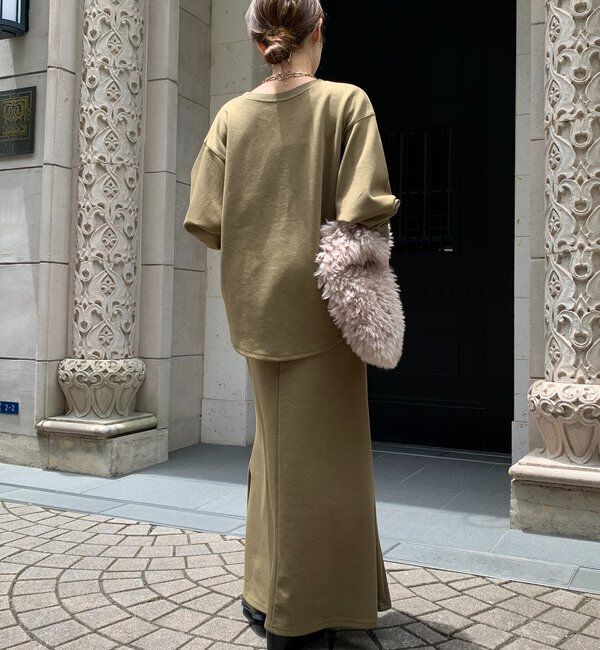  「セットアップドロストスカート」|スカート|