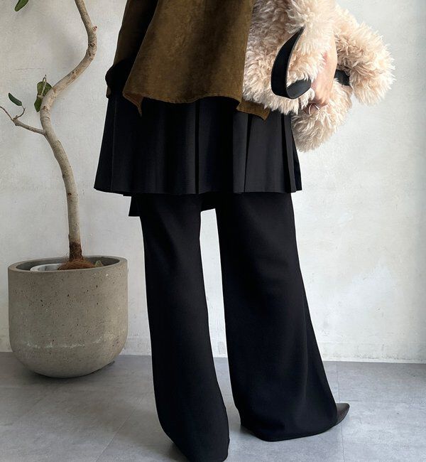  「ミドル丈プリーツスカート」|スカート|