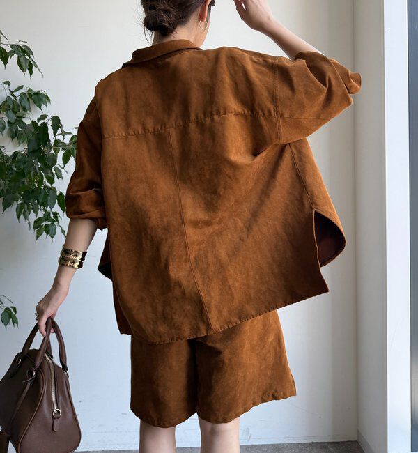  「【セットアップ対応】フェイクスエードジャケット」|ブルゾン・スタジャン|