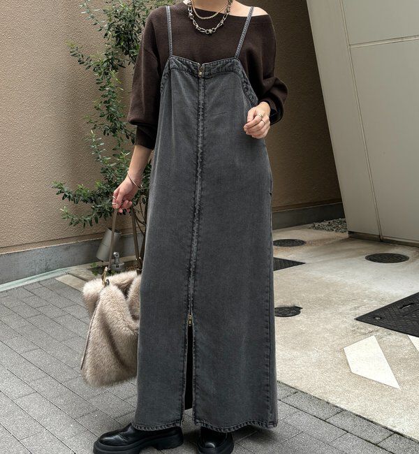  「アシメラウンドニットプルオーバー」|ニット・セーター|