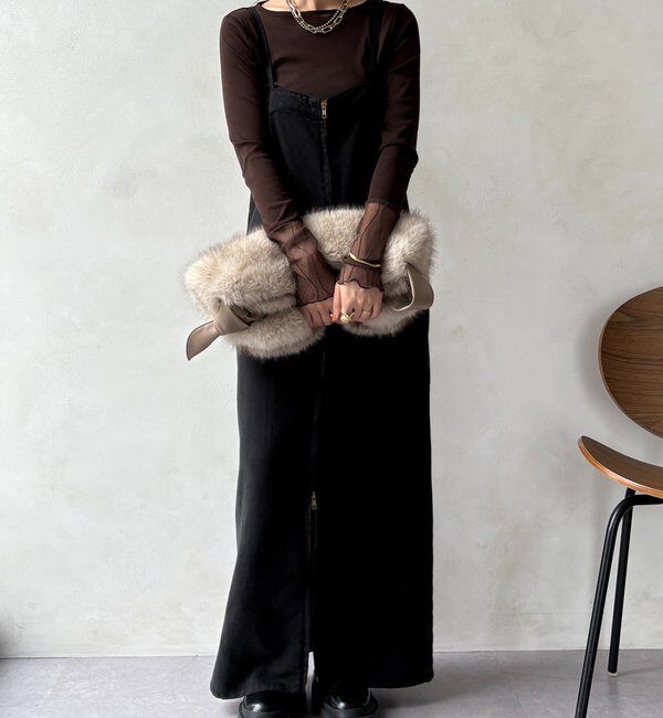  「レースチュール切替シアーTEE」|Tシャツ・カットソー|