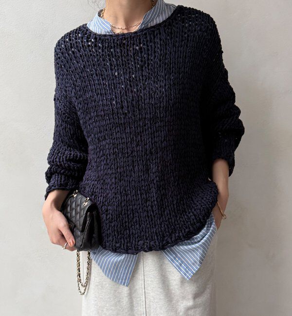  「ハンドメイドテープヤーンニット」|ニット・セーター|