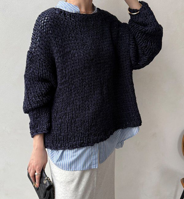  「ハンドメイドテープヤーンニット」|ニット・セーター|