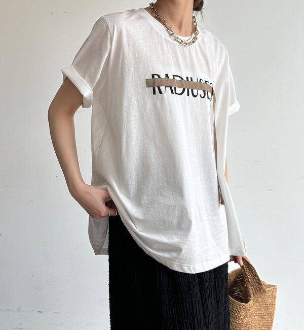  「【WEB限定】ロゴテープTEE」|Tシャツ・カットソー|オフホワイト