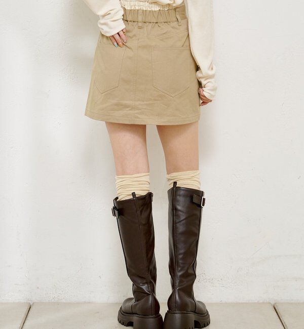  「【SETUP対応】レイヤードミニスカート」|スカート|