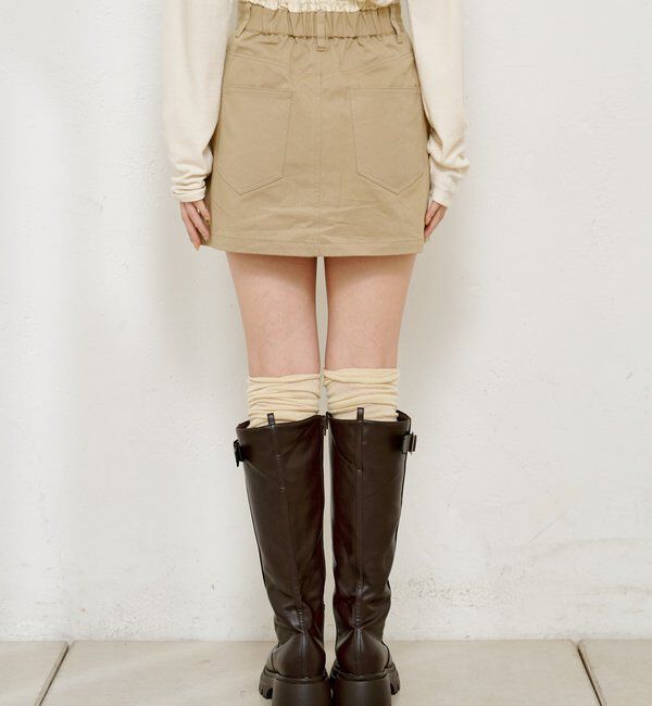  「【SETUP対応】レイヤードミニスカート」|スカート|