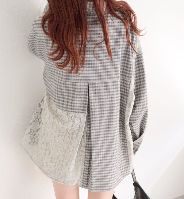  「パッチワークレースシャツ」|シャツ・ブラウス|
