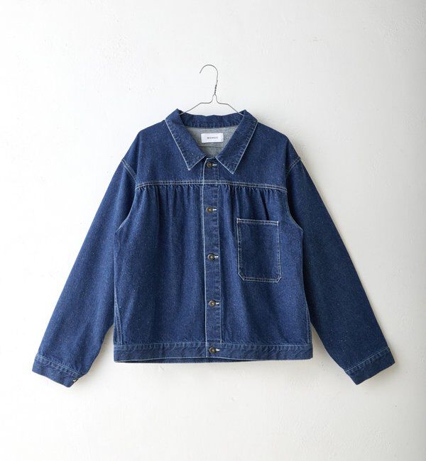  「【WHIMSIC】ネップデニムワークジャケット」|デニムジャケット|