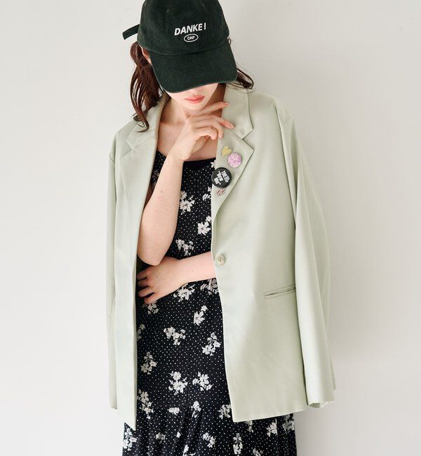  「【バッジ４点SET/ロングシーズン◎】バッジ付きジャケット」|テーラードジャケット|