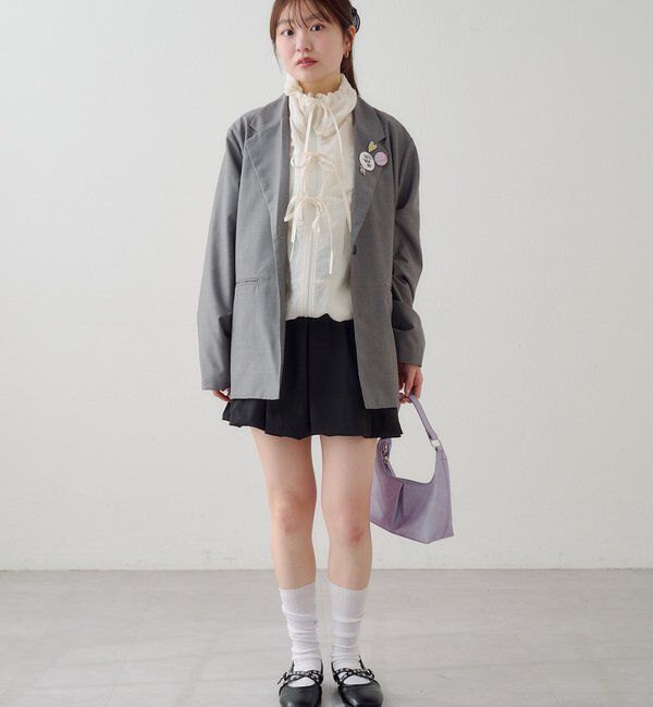  「【バッジ４点SET/ロングシーズン◎】バッジ付きジャケット」|テーラードジャケット|