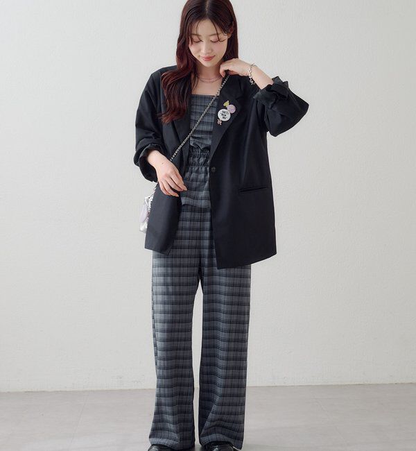  「【バッジ４点SET/ロングシーズン◎】バッジ付きジャケット」|テーラードジャケット|