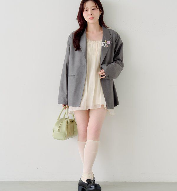  「【バッジ４点SET/ロングシーズン◎】バッジ付きジャケット」|テーラードジャケット|