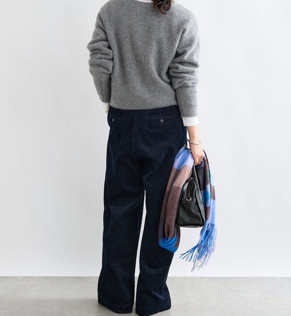  「【上質素材】ヘアリーヤーン2wayカーディガン」|カーディガン|