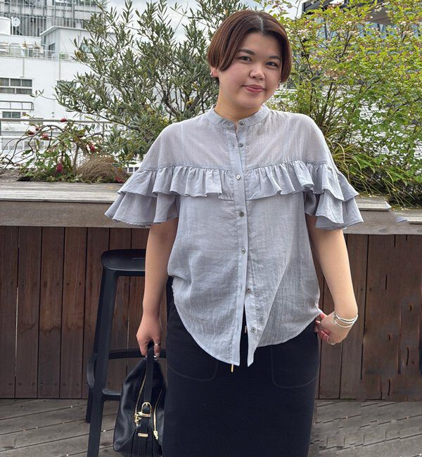  「予約【ASUKAコラボカラー企画】ティアードフリルブラウス」|シャツ・ブラウス|