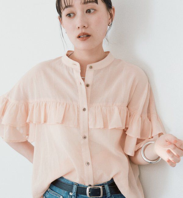  「予約【ASUKAコラボカラー企画】ティアードフリルブラウス」|シャツ・ブラウス|