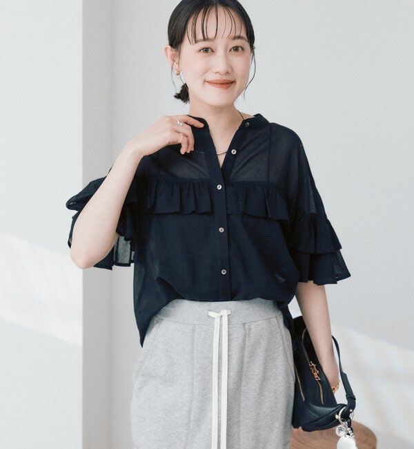  「予約【ASUKAコラボカラー企画】ティアードフリルブラウス」|シャツ・ブラウス|