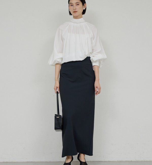  「【上品&times;華やか】【2way】ギャザーボウタイブラウス」|シャツ・ブラウス|