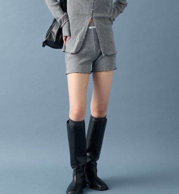  「【SETUPで着るのも◎】起毛リブショートパンツ」|チノ|