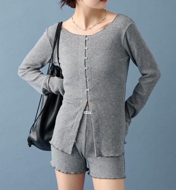  「【SETUPで着るのも◎】起毛リブショートパンツ」|チノ|