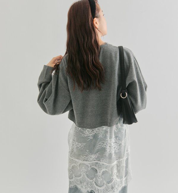  「Vボタンカーディガン」|カーディガン|