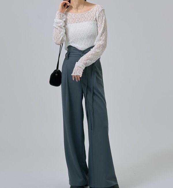  「レースプルオーバー」|Tシャツ・カットソー|