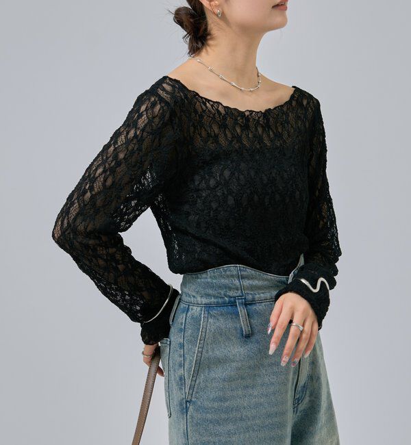  「レースプルオーバー」|Tシャツ・カットソー|