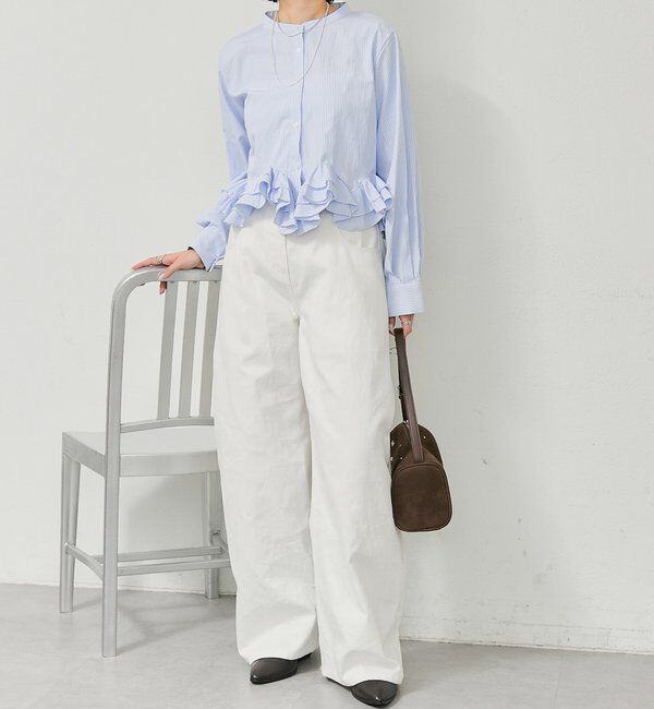  「ウェーブフリルブラウス」|シャツ・ブラウス|