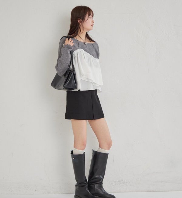  「ビスチェドッキングニット」|ニット・セーター|