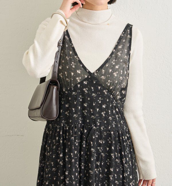  「プレート付きハイネックニット」|ニット・セーター|