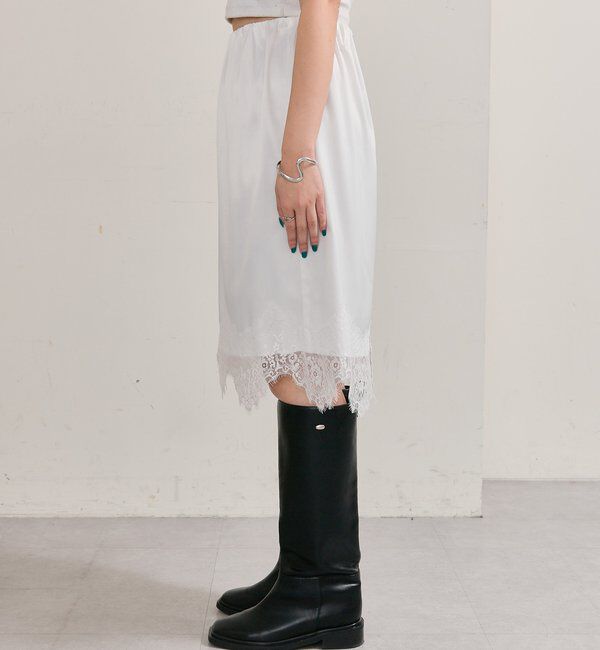  「裾レースマルチスカート」|スカート|