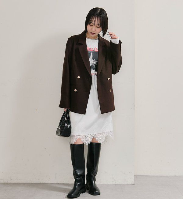  「裾レースマルチスカート」|スカート|