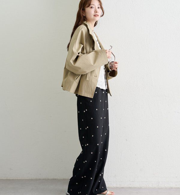  「スタンドカラーショートトレンチ」|トレンチコート|