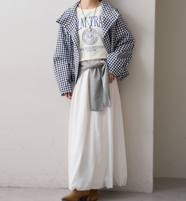  「スタンドカラーショートトレンチ」|トレンチコート|