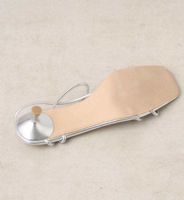  「クロスストラップヒールサンダル」|サンダル|