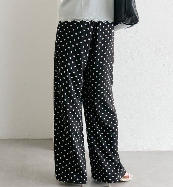  「ドットWベルトパンツ」|チノ|