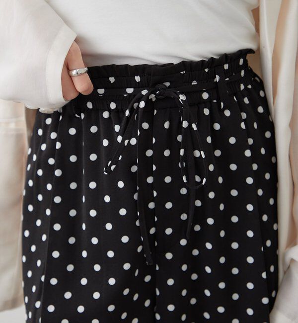  「ドットWベルトパンツ」|チノ|