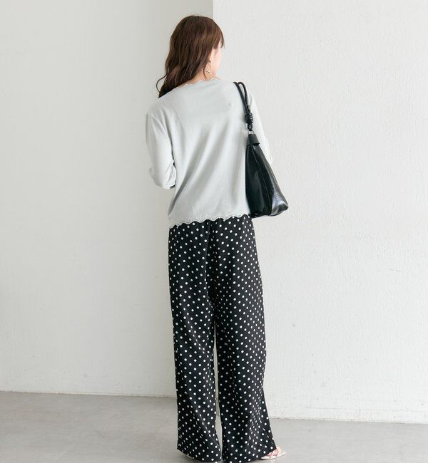  「ドットWベルトパンツ」|チノ|