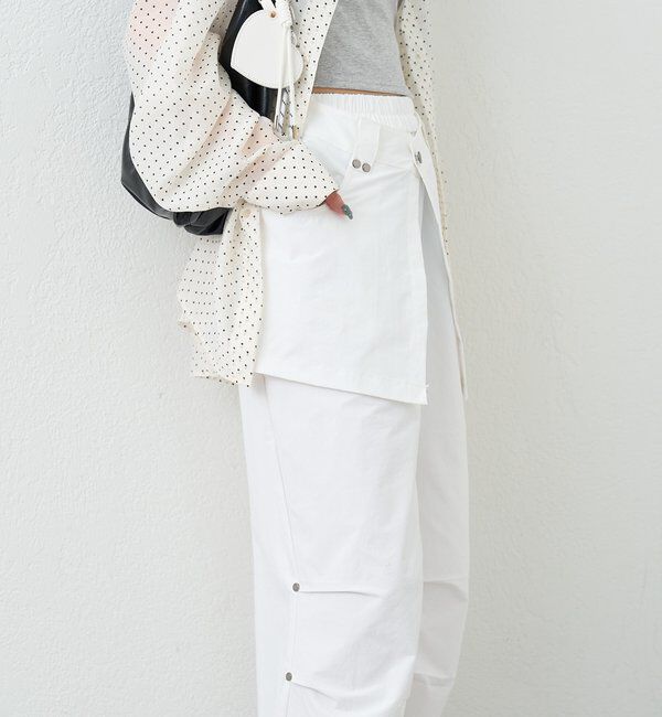  「ラップレイヤードカーゴパンツ」|チノ|