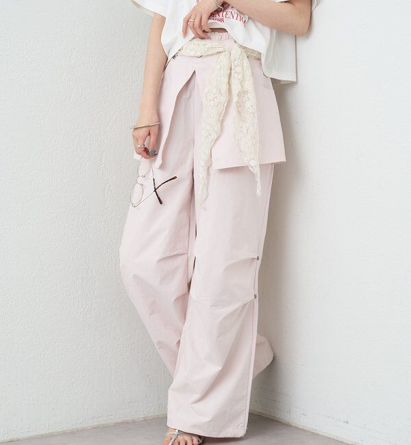  「ラップレイヤードカーゴパンツ」|チノ|