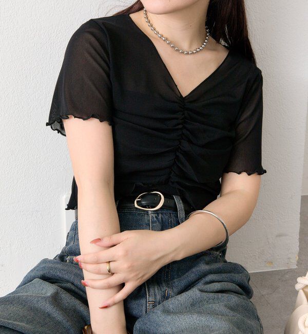  「シャーリングチュールT」|Tシャツ・カットソー|