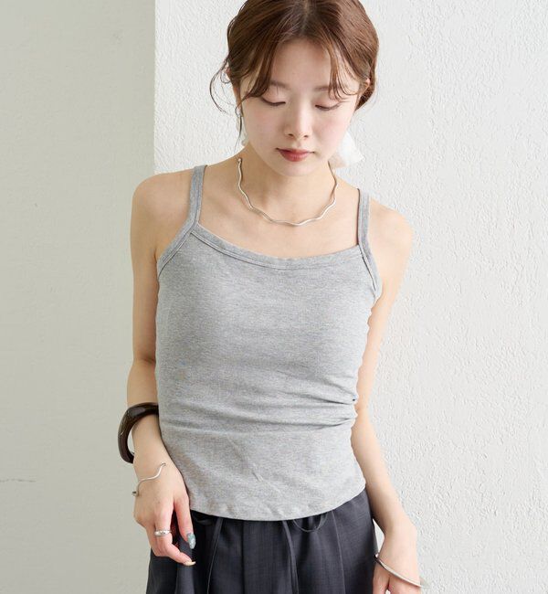  「パット付きバックシャンレースキャミソール」|キャミソール|