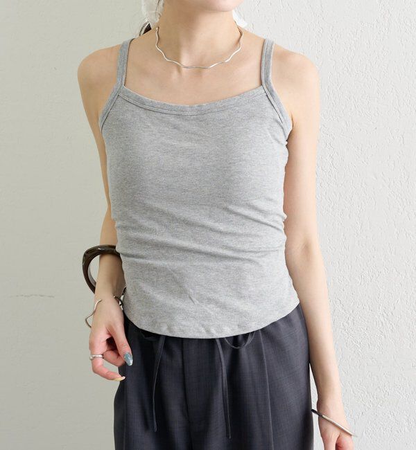  「パット付きバックシャンレースキャミソール」|キャミソール|